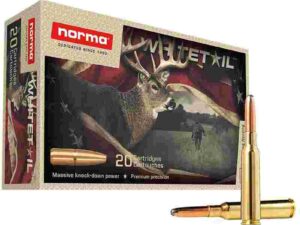 Norma WhiteTail Rifle Ammunition 6.5x55 SE 156gr PSP 2559 fps 20/ct