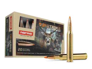 Norma TipStrike Rifle Ammunition .308 Win 170gr PT 2625 fps 20/ct