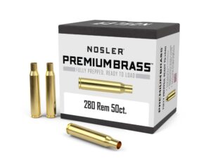 Nosler Unprimed Brass Rifle Cartridge Cases .280 Rem 50/ct