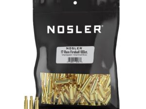 Nosler Unprimed Unprepped Brass Rifle Cartridge Cases .17 Rem Fireball NOS HS 100/ct (BULK)