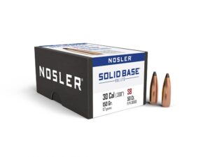 Nosler Solid Base Rifle Bullets .30 Cal .308" 150 gr 50/ct