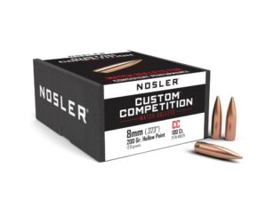 Nosler Custom Competition Rifle Bullets 8mm .323" 200 gr HPBT 100/ct