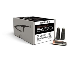 Nosler Ballistic SilverTip Hunting Rifle Bullets .30 cal .308" 150 gr RN-SBT-BSTIP 50/ct