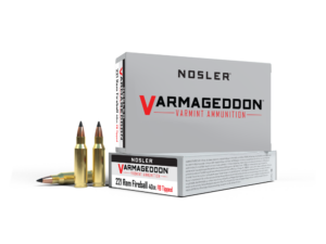 Nosler Varmegeddon Rifle Ammunition .221 Rem Fireball 40 gr FB Tipped 3100 fps 20/ct