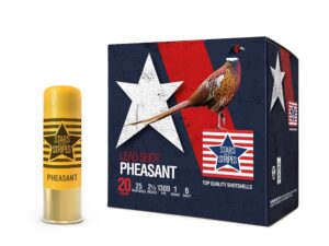 PPU Stars & Stripes Pheasant Load Shotshells 20ga 2-3/4'' 1oz 1300 fps #6 25/ct