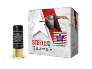 PPU Stars & Stripes Steel Shotshell 12ga 3''  1-1/8 oz 1500 fps #BB 25/ct