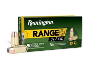 Remington Range Clean Handgun Ammunition .40 S&W 180gr FNEB 990 fps 50/ct