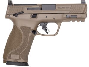 S&W M&P10 2.0 Or Thumb Safety Limited Edition Backpacker Handgun 10mm Auto 15rd Magazines(2) 4" Barrel FDE