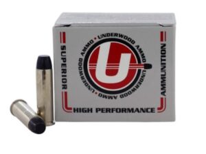 Underwood Ammo Lead Flat Nose Gas Check Handgun Ammunition 357 Mag 180gr LFN 784 fps 20/ct