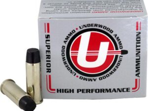 Underwood Lead Long Flat Nose Gas Check Handgun Ammunition .44 Rem Mag 305gr FN 1189fps 20/ct