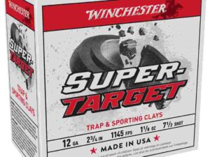 Winchester Super-Target 12 ga 2-3/4" -1-1/8 oz 1145 fps #7.5 25/ct