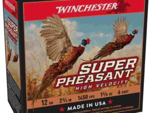 Winchester Super-X Super Pheasant Shotshells 12 ga 2-3/4" 1-3/8 oz 1450 fps #6 25/ct