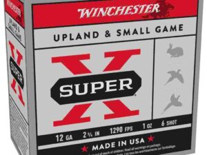 Winchester Super-X Game Shotshells 12 ga 2-3/4" 1 oz 1290 fps #6 25/ct