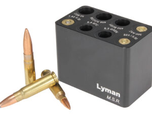 Lyman 7833003 MSR Ammo Checker Block Black Multi Rifle Firearm