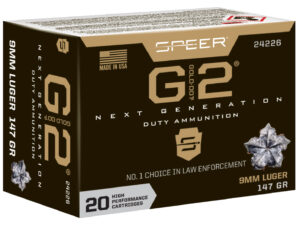 Speer 24226 Gold Dot G2 9mmLuger 147gr 20 Per Box/10 Case