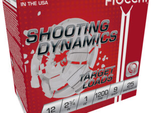 Fiocchi 12SD1H9 Shooting Dynamics Target 12Gauge 2.75" 1oz 9Shot 25 Per Box/10 Case