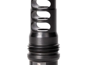 Rugged Suppressor MB011 3 Port Brake  Black with 1/2"-28 tpi Threads & 2.16" OAL for 5.56x45mm NATO Radiant762, Surge762, Razor762 & Micro30 Suppressors