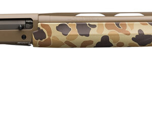 Browning 011430205 Silver Field 12 Gauge 3.5" 4+1 26" Barrel, Flat Dark Earth Cerakote Metal Finish, Vintage Tan Camo Synthetic Stock