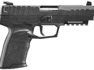 FN 66101276 Five-seveN MRD 5.7x28mm 10+1 4.80" Black Steel Barrel, Black Optic Ready/Serrated Steel Slide & Polymer Frame w/Picatinny Rail, Black Textured Polymer Grip, Ambidextrous