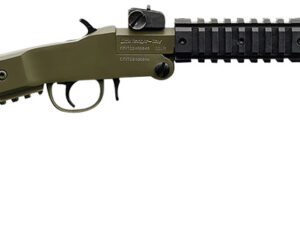 Chiappa Firearms 500266 Little Badger  22 LR 1rd, 16.50" OD Green Metal Finish & Underfolding Stock, Adjustable Sights, Right Hand