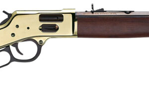 Henry H006GM Side Gate  357 Mag/38 Special 10+1 20" Blued Octagon Barrel, Polished Brass Rec, American Walnut Stock, Adj. Sight