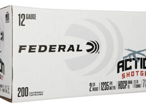 Federal AS12H75 Action Shotgun  12Gauge 2.75" 1 1/8oz 7.5Shot 200 Per Box/1 Case