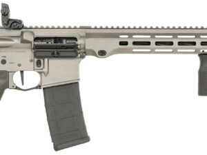 Maxim Defense MXM49734 MD15 L 5.56x45mm NATO 30+1 16" Fluted Barrel, Sniper Gray Rec/M-LOK Handguard, Black Magpul Furniture, SL-K Stock, MBUS Sights, Blackout Defense Flat Trigger