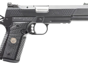 Wilson Combat 2EDCXLPR9 EDC X9 2.0 Compact Frame 9mm Luger 15+1 5" Steel Barrel, Black Armor-Tuff Serrated Stainless Steel Slide, Aluminum Frame w/Picatinny Rail, Black G10 Starburst Grip