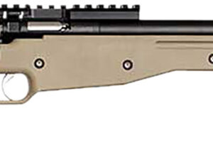 Crickett KSA2150 Precision  Full Size 22 LR Single Shot 16.10" Blued Threaded Bull Barrel, Blued Crickettinny Rail Steel Receiver, Flat Dark Earth Synthetic Adj LOP Stock