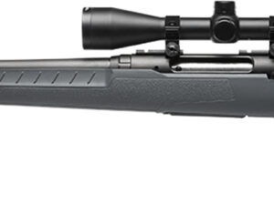 Savage Arms 32213 Axis 2 XP Combo 270 Win 4+1 22" Black Sporter Barrel, Black Drilled & Tapped Steel Receiver, Fixed Gray Synthetic Stock, Left Hand, Boresighted 3-9x40