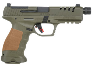 SAR USA SAR9SOCOMOD10 SAR9 SOCOM 9mm 10+1 5.20" Steel Slide OD Green Polymer Grip