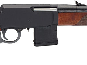 Henry H023300 Supreme  300 Blackout 10+1 16.50" Blued Threaded Barrel, Black Hardcoat Anodize Drilled & Tapped Aluminum Receiver, Fixed American Walnut Stock, Ambidextrous