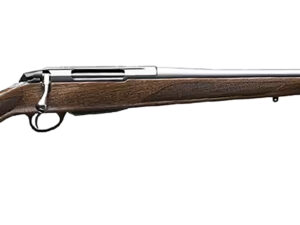 Tikka JRTXA71520MT T3x Hunter Full Size 243 Win 3+1 20" Matte Stainless Fluted Threaded Barrel, Matte Drilled & Tapped Stainless Steel Receiver, Fixed Oiled Walnut Wood Stock, Right Hand