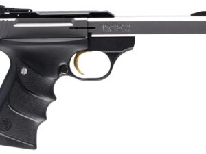 Browning 051409490 Buck Mark Standard *CA Compliant 22 LR 10+1 5.50" Slab Side Barrel, Stainless Serrated SS Slide, Matte Black Aluminum Frame, Finger Grooved Black Ultragrip RX Grip
