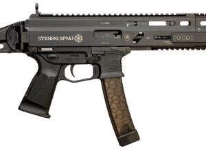Grand Power 810091157978 Stribog SP9A3 9mm Luger 30+1 16" Black Picatinny Rail, Black Polymer Grip