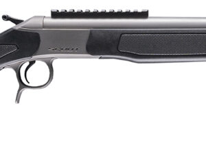 CVA CR4439S Scout Takedown 35 Whelen 1rd 22" Stainless Fluted Threaded Barrel, Stainless Steel Receiver w/Picatinny Rail, Adj Comb & LOP Black Synthetic Stock