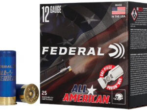 Federal FAA12H8 All-American  12Gauge 2.75" 1 1/8oz 8Shot 25 Per Box/10 Case