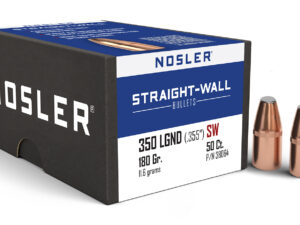 Nosler 38064 Straight Wall  350Legend 180gr Power Point 50CT