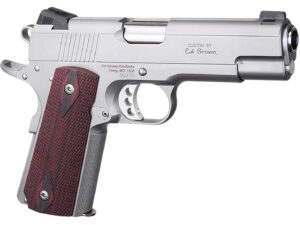 Ed Brown EC18SS45 1911 Executive Commander 45 ACP 4.25" Stainless Steel Barrel, Serrated Slide & Frame, Right Hand