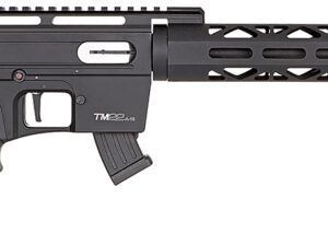 Derya Firearms TM22.METAL.20 TM22 Metal 22 LR 10+1 20" Black Threaded Barrel, Black Anodized Aluminum Receiver w/Picatinny Rail Receiver, Black Fixed Aluminum Stock, Black Polymer Grip