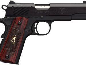 Browning 051851490 1911-22 Black Label Medallion Full Size Frame 22 LR 10+1, 4.25"  Target Crown Barrel, Matte Black Serrated Slide & Aluminum Frame w/Beavertail