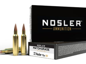 Nosler 60124 Match Grade RDF 22Nosler 70gr RDF Hollow Point Boat Tail 20 Per Box/10 Case