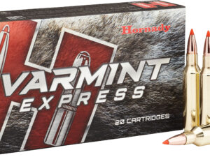 Hornady 81393 Varmint Express  6mmCreedmoor 87gr Hornady V Max 20 Per Box/10 Case