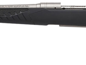 Savage Arms 57056 110 Storm Full Size 270 Win 4+1 22" Matte Button-Rifled Barrel, Matte Drilled & Tapped Stainless Steel Receiver, AccuStock Matte Gray Synthetic Stock, Left Hand