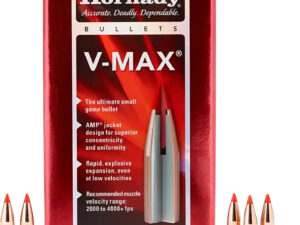 Hornady 22411 V-Max  6mm .243 58 gr 100 Per Box/ 40 Case