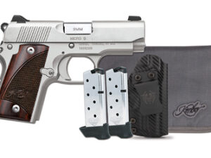KIMBER MICRO9 9MM 7RD STS/RSWD BNDL
