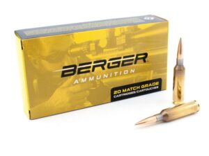 Berger Target Rifle Ammunition 6mm Creedmoor 109 gr LRHT 2940 fps 20/ct