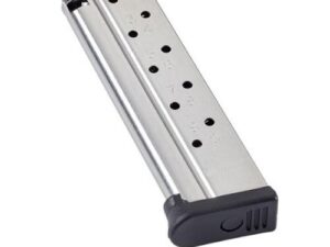 Chip McCormick Range Pro Full-Size 1911 Handgun Magazine Stainless 9mm Luger 10/rd