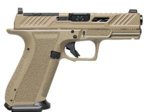 Shadow Systems CA Compliant XR920 Handgun 9mm Luger 10rd Magazine(2) 4" Spiral Black Barrel FDE Grip/Slide