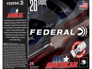 Federal All American Shotshells 20ga 2-3/4" 7/8oz 1200 fps #7.5 25/ct